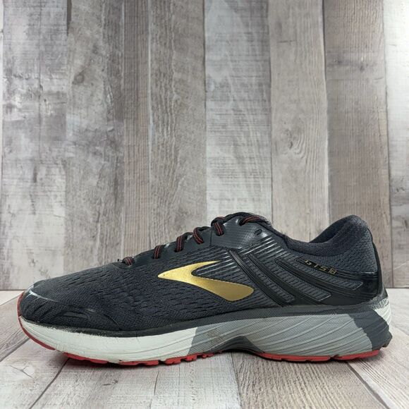 Brooks Adrenaline GTS 18 Men's Size 10 Running Shoes Athletic Sneakers Black - Picture 8 of 16